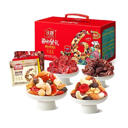 沃隆每日坚果C盒 休闲雉果干